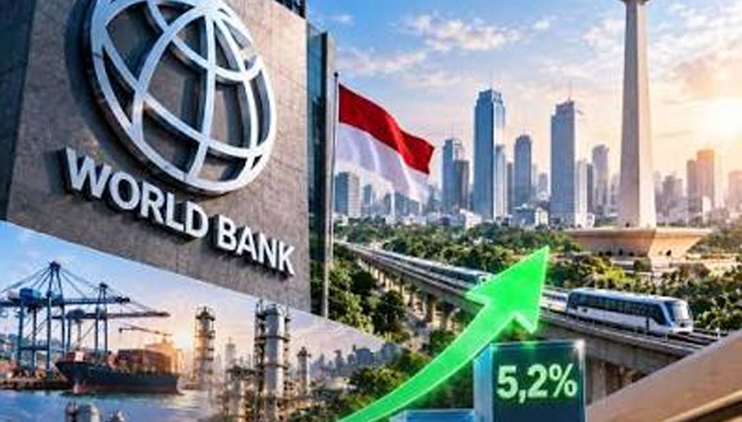 INDONESIA GASPOL! Bank Dunia Kerek Proyeksi Ekonomi ke 5,2%, Salip Rata-Rata Regional di Tengah Ketidakpastian Global