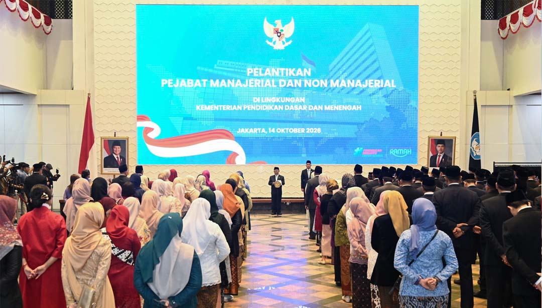 162 Pejabat Kemendikdasmen Resmi Dilantik: Bersihkan Birokrasi, Targetkan Akselerasi Mutu Pendidikan!
